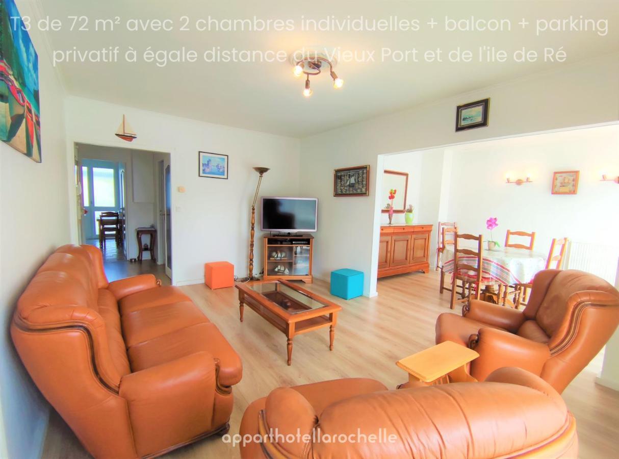 Appartement T3 Lumineux Et Tout Confort De 72 M2 Avec Parking Privatif La Rochelle  Eksteriør billede